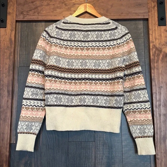 J. Crew Snowflake Wool Sweater - Picture 4 of 6